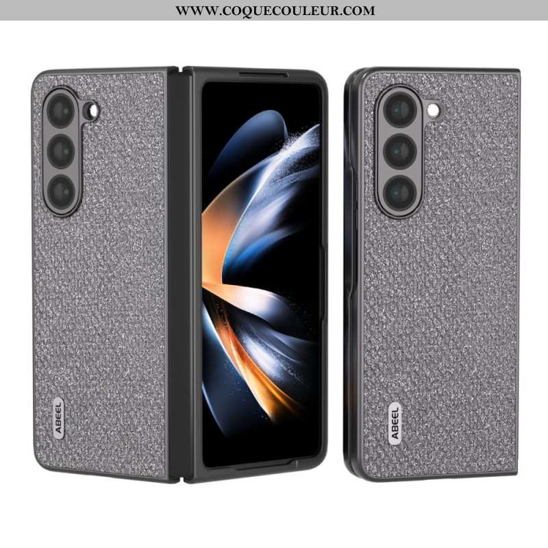 Coque Samsung Galaxy Z Fold 5 Simili Cuir ABEEL