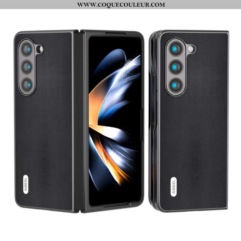 Coque Samsung Galaxy Z Fold 5 Vrai Cuir Abeel