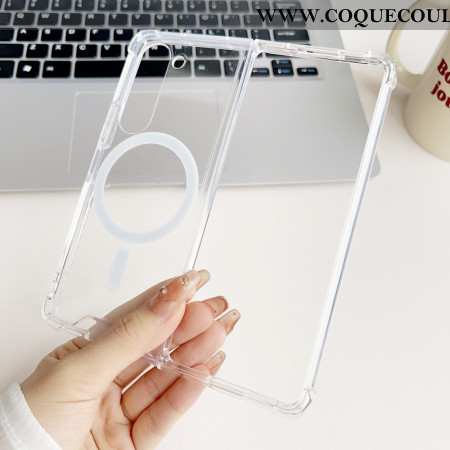 Coque Samsung Galaxy Z Fold 5 Transparente Compatible Magsafe