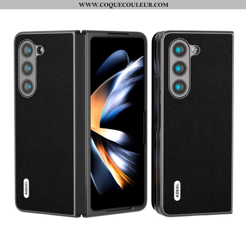 Coque Samsung Galaxy Z Fold 5 Vrai Cuir ABEEL