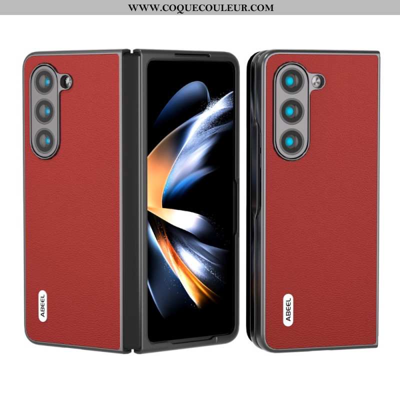 Coque Samsung Galaxy Z Fold 5 Vrai Cuir ABEEL