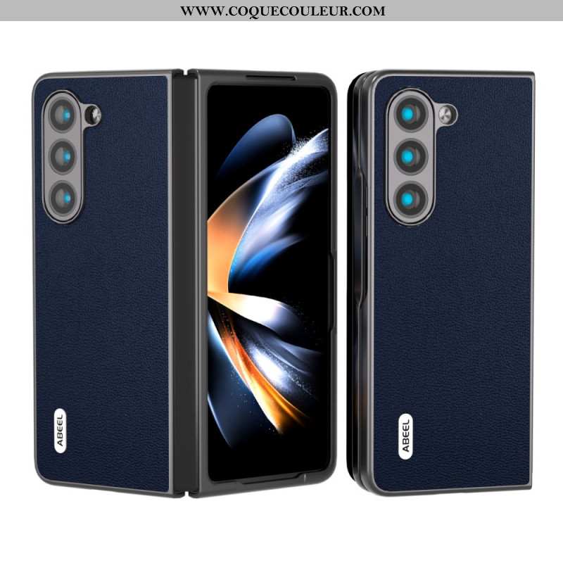 Coque Samsung Galaxy Z Fold 5 Vrai Cuir ABEEL