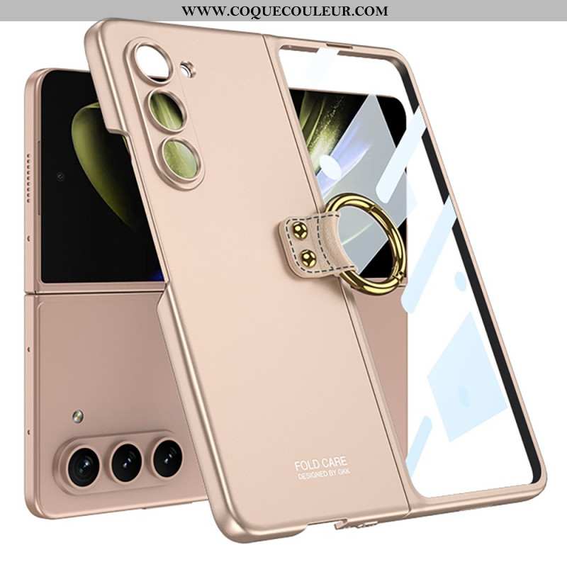 Coque Samsung Galaxy Z Fold 5 Classique avec Anneau GKK