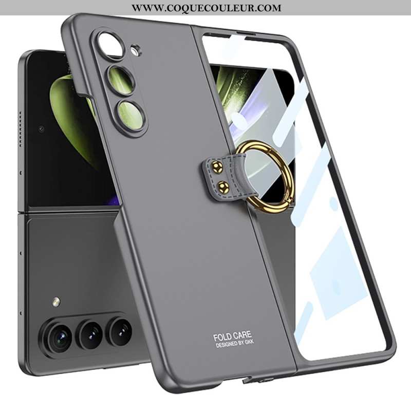 Coque Samsung Galaxy Z Fold 5 Classique avec Anneau GKK