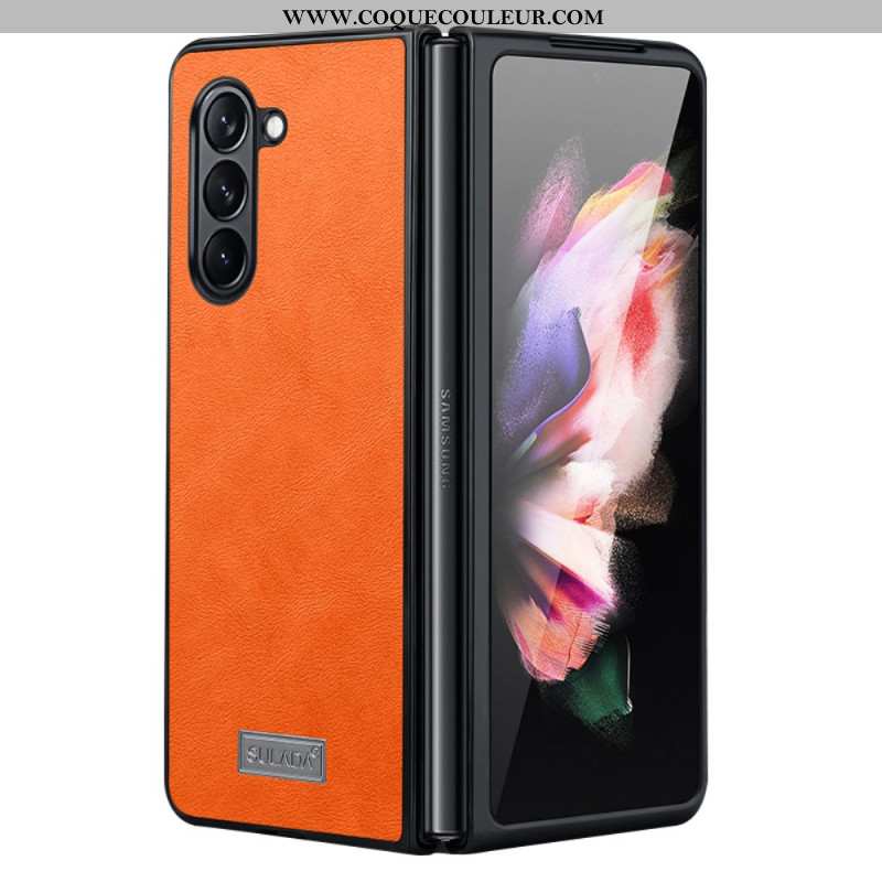 Coque Samsung Galaxy Z Fold 5 Élégance Cuir ABEEL