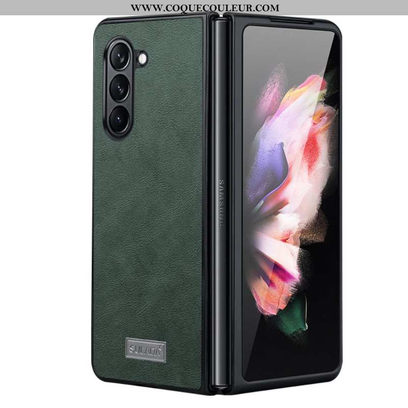 Coque Samsung Galaxy Z Fold 5 Élégance Cuir ABEEL