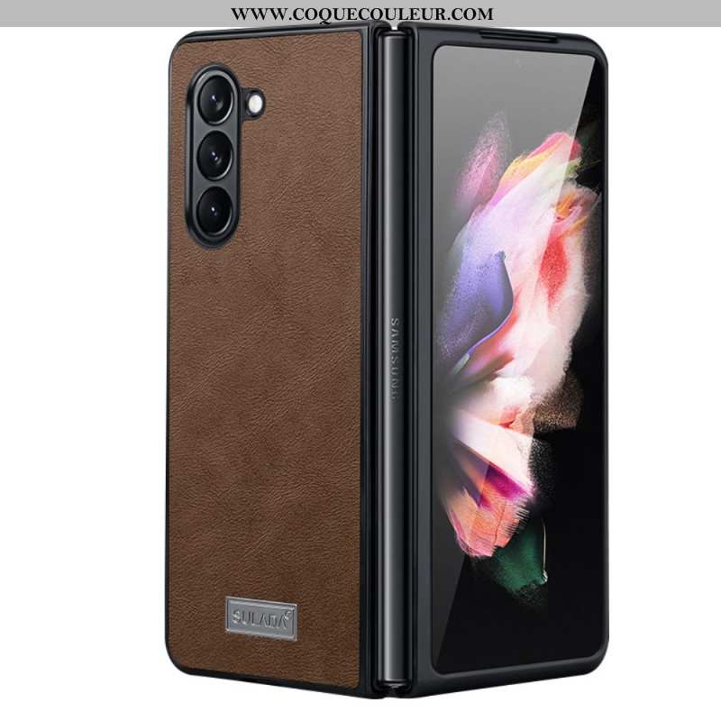 Coque Samsung Galaxy Z Fold 5 Élégance Cuir ABEEL