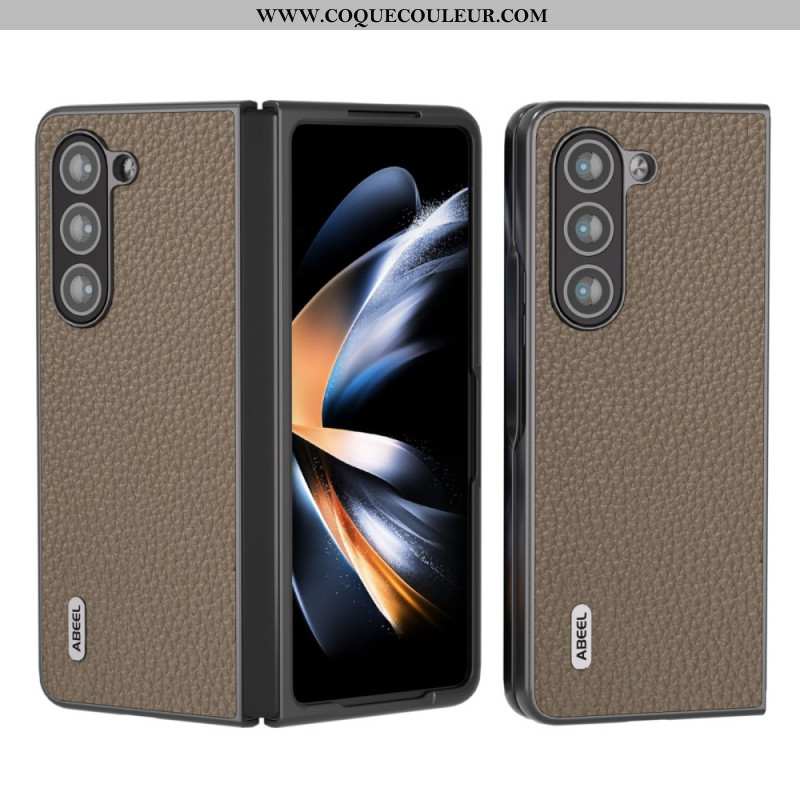 Coque Samsung Galaxy Z Fold 5 Classique Cuir ABEEL