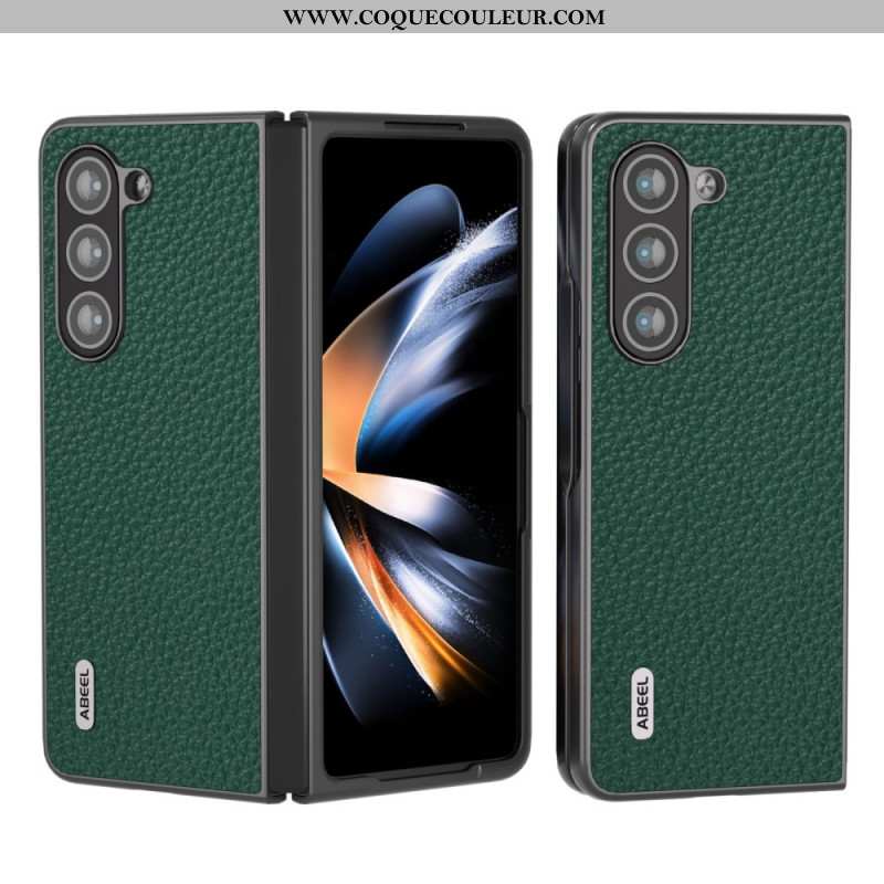 Coque Samsung Galaxy Z Fold 5 Classique Cuir ABEEL