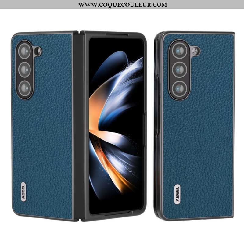 Coque Samsung Galaxy Z Fold 5 Classique Cuir ABEEL