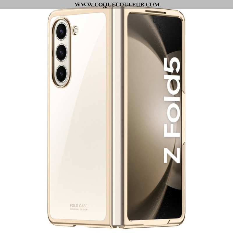 Coque Samsung Galaxy Z Fold 5 Rebords Métalliques Discrets