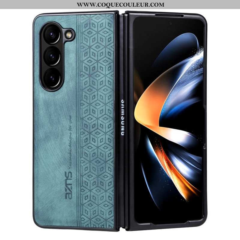 Coque Samsung Galaxy Z Fold 5 Simili Cuir AZNS