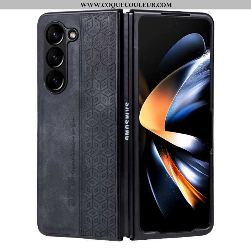 Coque Samsung Galaxy Z Fold 5 Simili Cuir AZNS