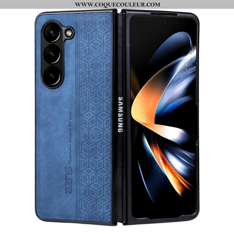 Coque Samsung Galaxy Z Fold 5 Simili Cuir AZNS