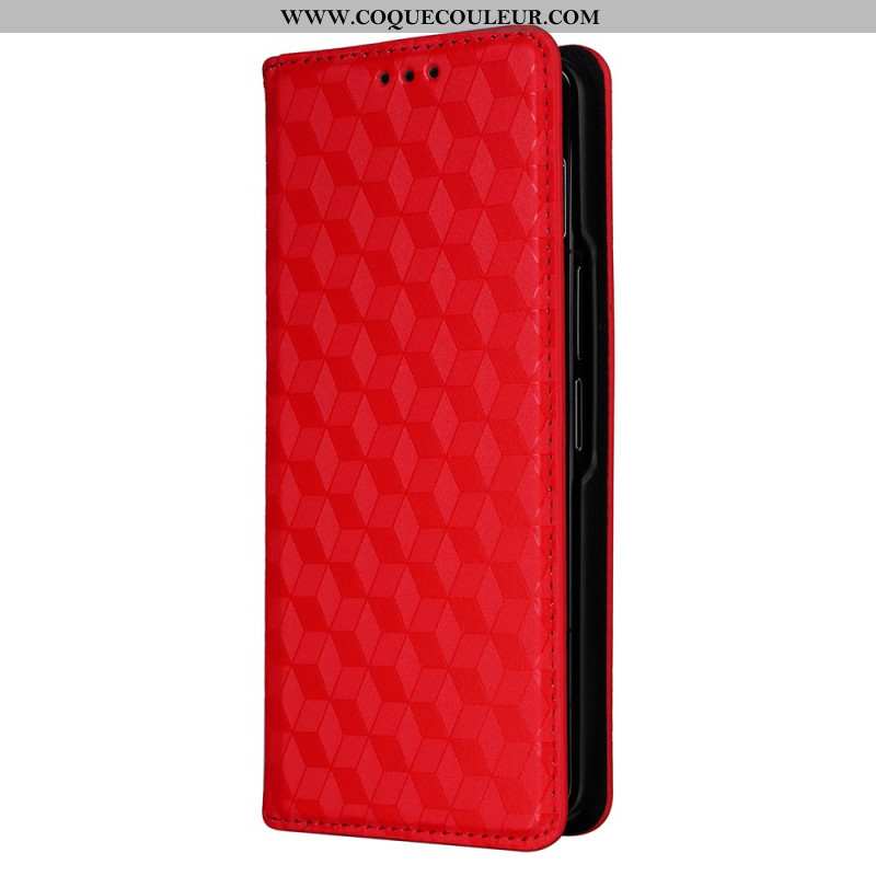 Flip Cover Samsung Galaxy Z Fold 5 Motif 3D