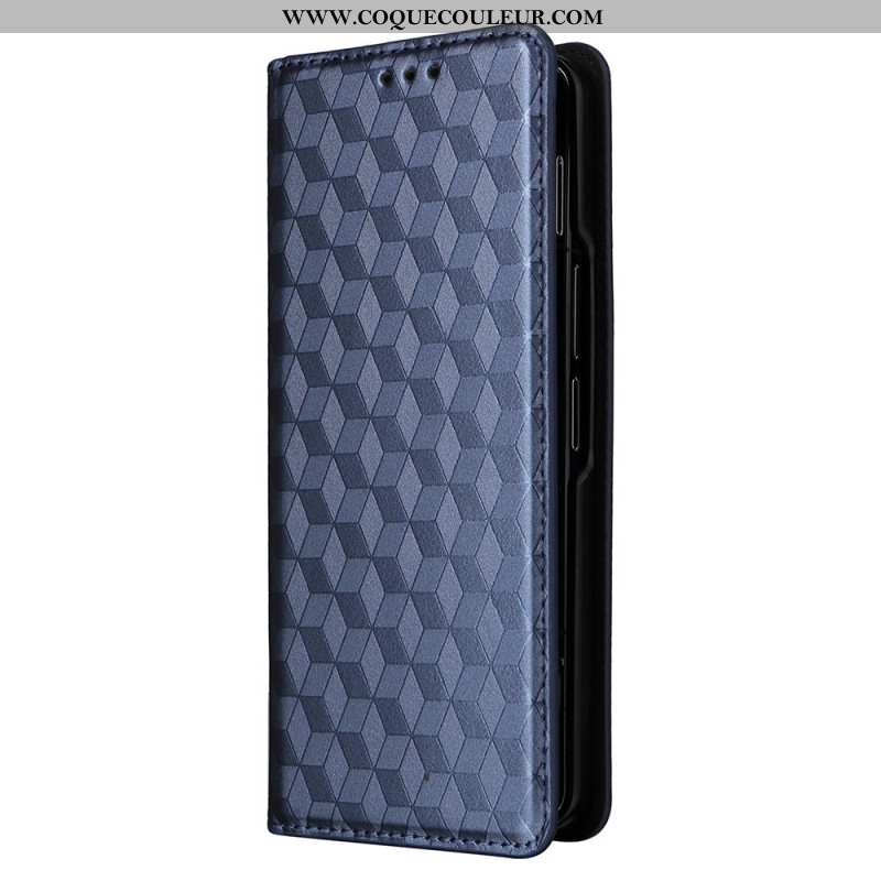 Flip Cover Samsung Galaxy Z Fold 5 Motif 3D