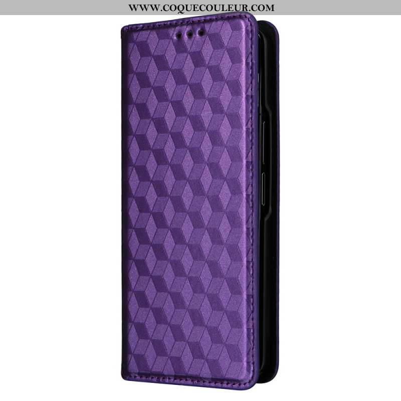 Flip Cover Samsung Galaxy Z Fold 5 Motif 3D