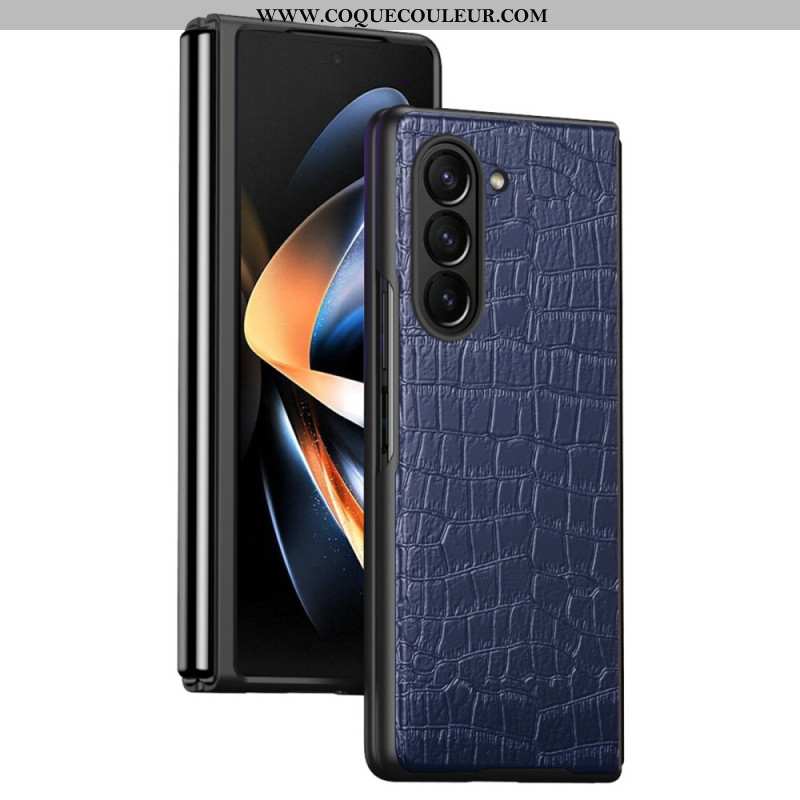 Coque Samsung Galaxy Z Fold 6 Style Crocodile