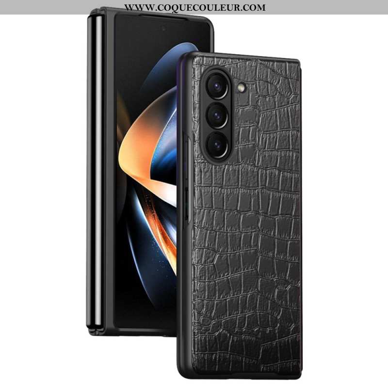 Coque Samsung Galaxy Z Fold 6 Style Crocodile