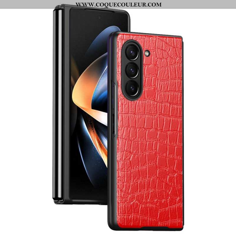 Coque Samsung Galaxy Z Fold 6 Style Crocodile