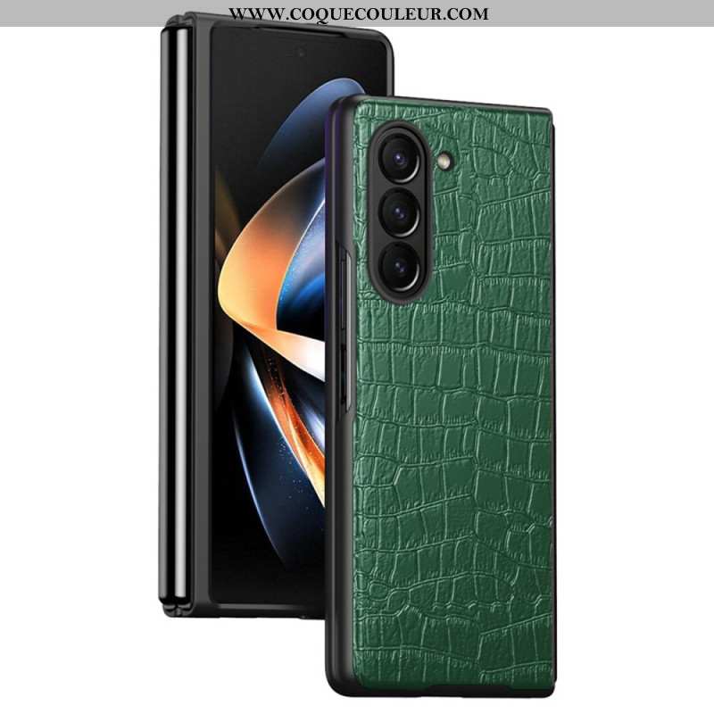 Coque Samsung Galaxy Z Fold 6 Style Crocodile