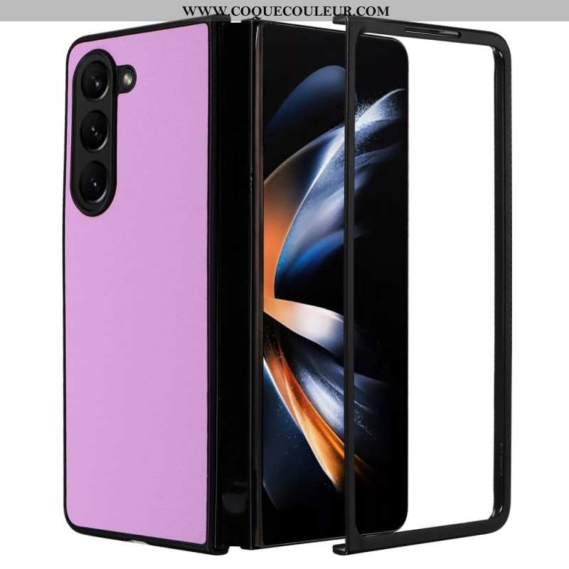 Coque Samsung Galaxy Z Fold 6 Effet Cuir