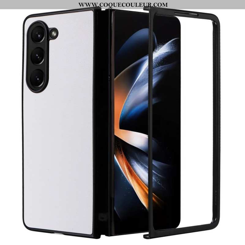 Coque Samsung Galaxy Z Fold 6 Effet Cuir