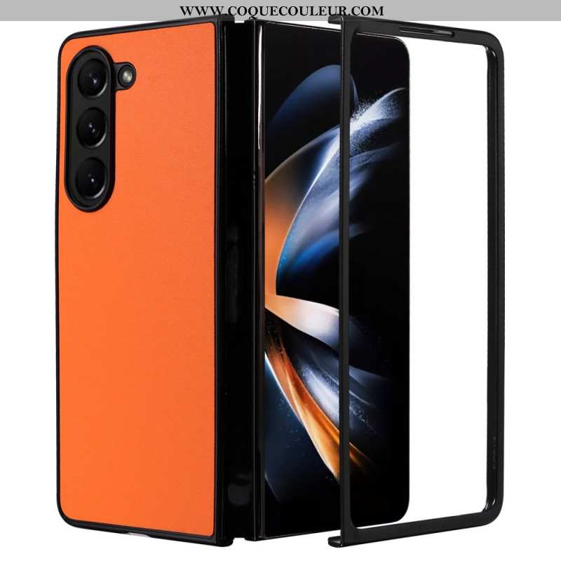 Coque Samsung Galaxy Z Fold 6 Effet Cuir