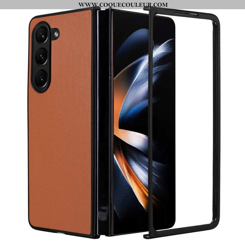 Coque Samsung Galaxy Z Fold 6 Effet Cuir