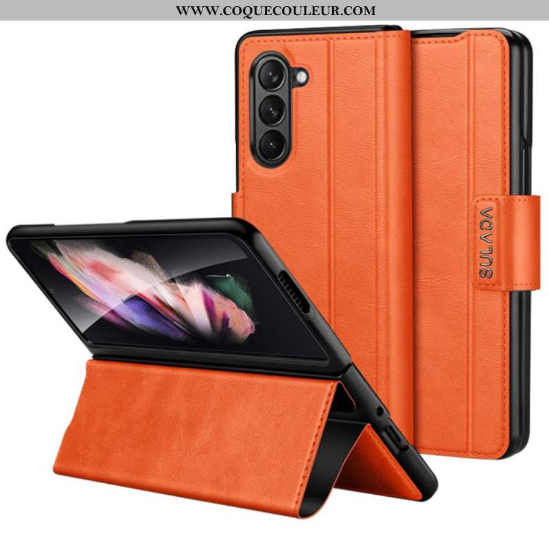 Étui Samsung Galaxy Z Fold 6 Simili Cuir SULADA