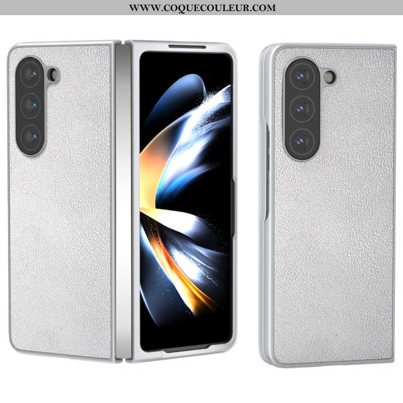 Coque Samsung Galaxy Z Fold 6 Effet Cuir