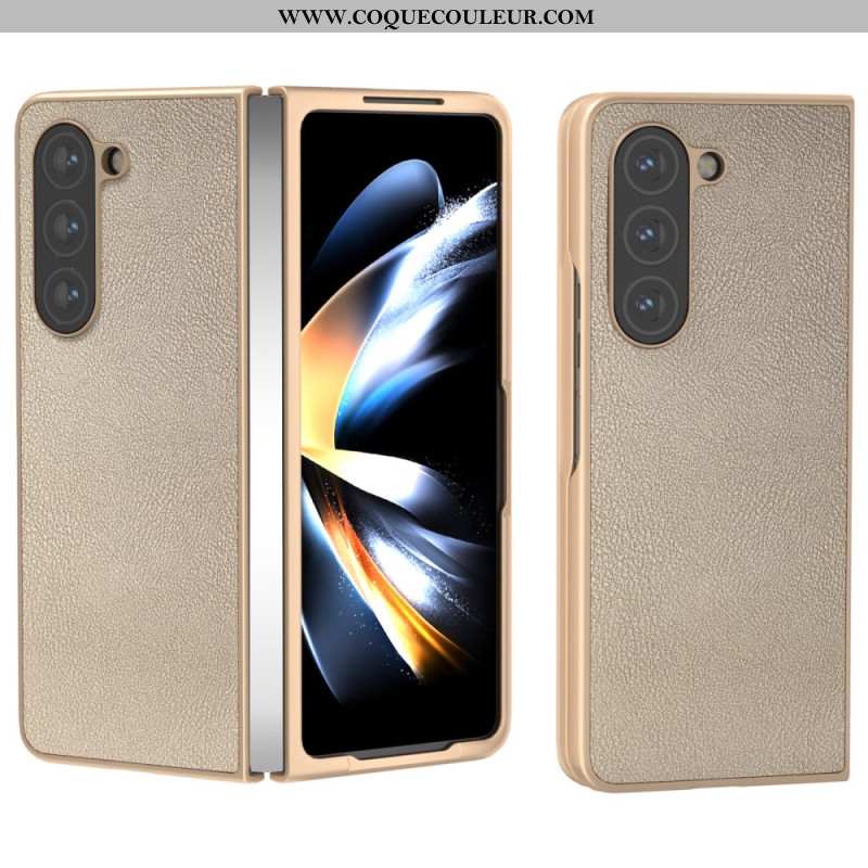 Coque Samsung Galaxy Z Fold 6 Effet Cuir