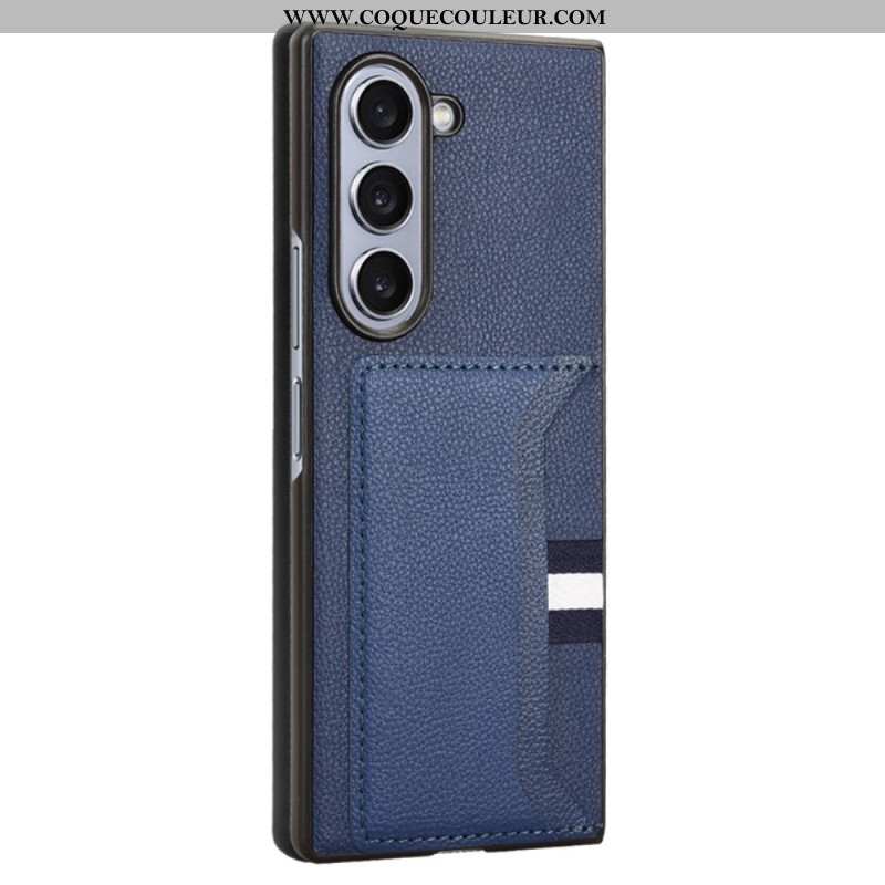 Coque Samsung Galaxy Z Fold 6 Tricolore Porte-Cartes