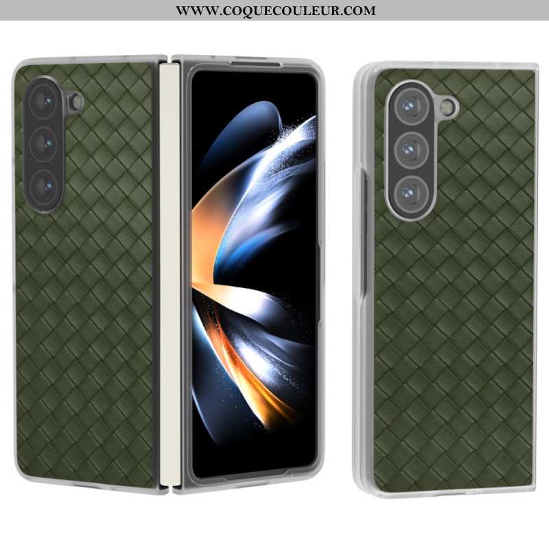 Coque Samsung Galaxy Z Fold 6 Texture Tissée