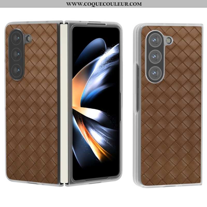 Coque Samsung Galaxy Z Fold 6 Texture Tissée