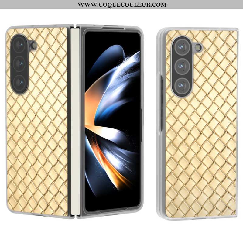 Coque Samsung Galaxy Z Fold 6 Texture Tissée