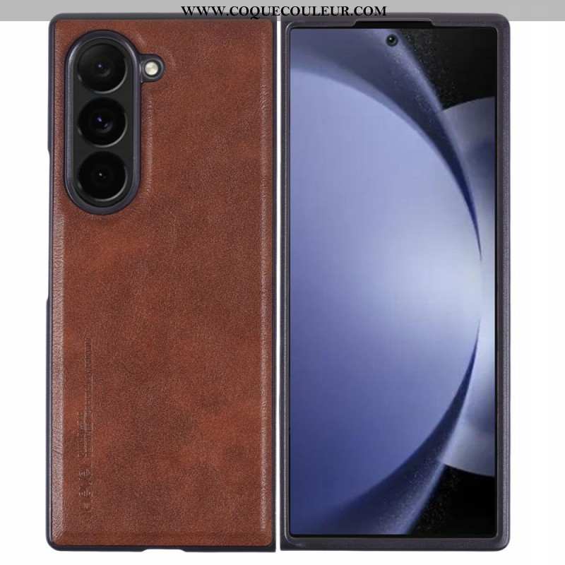 Coque Samsung Galaxy Z Fold 6 Simili Cuir X-LEVEL