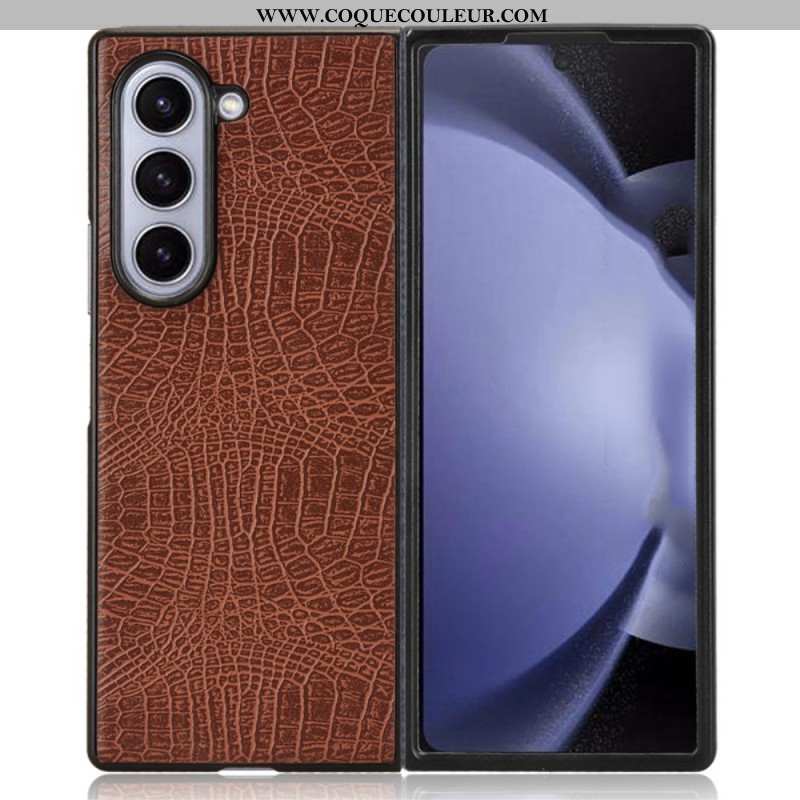 Coque Samsung Galaxy Z Fold 6 Effet Cuir