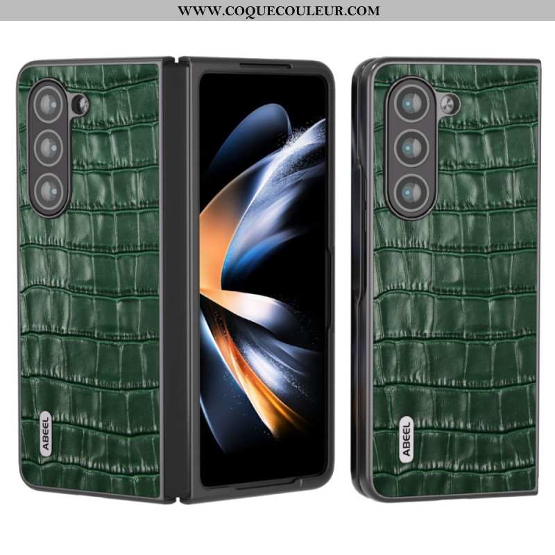 Coque Samsung Galaxy Z Fold 6 Texture Crcodile ABEEL