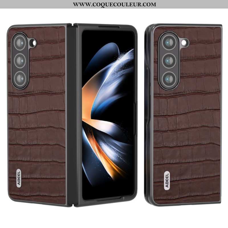 Coque Samsung Galaxy Z Fold 6 Texture Crcodile ABEEL