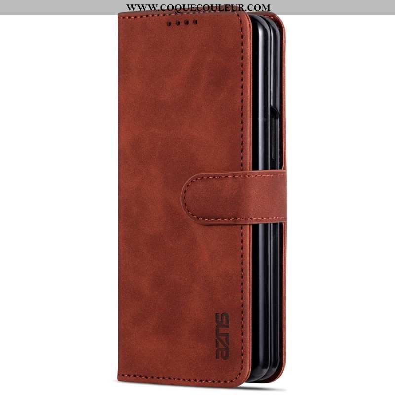 Housse Samsung Galaxy Z Fold 6 Style Cuir AZNS