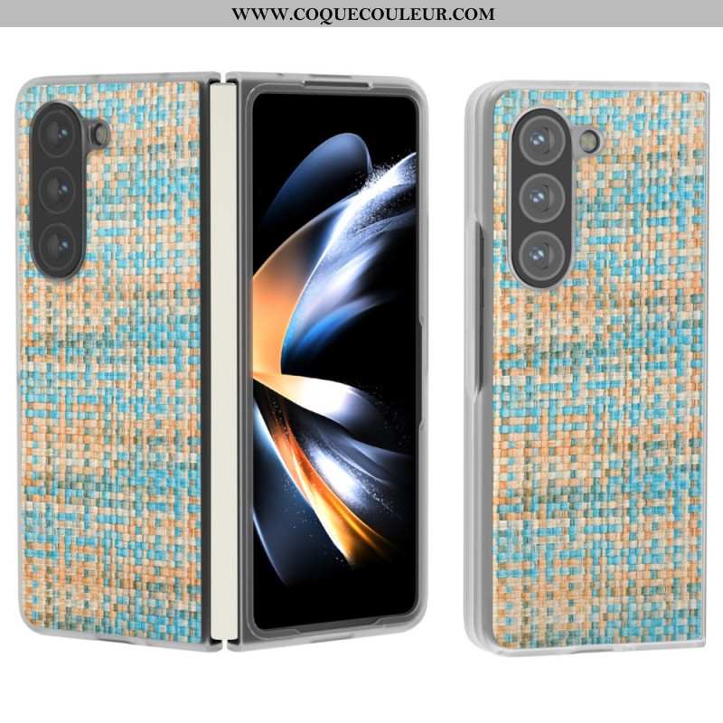 Coque Samsung Galaxy Z Fold 6 Texture Carreaux Colorés