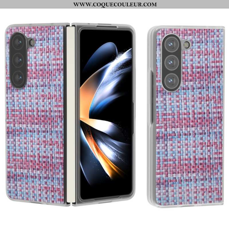 Coque Samsung Galaxy Z Fold 6 Texture Carreaux Colorés