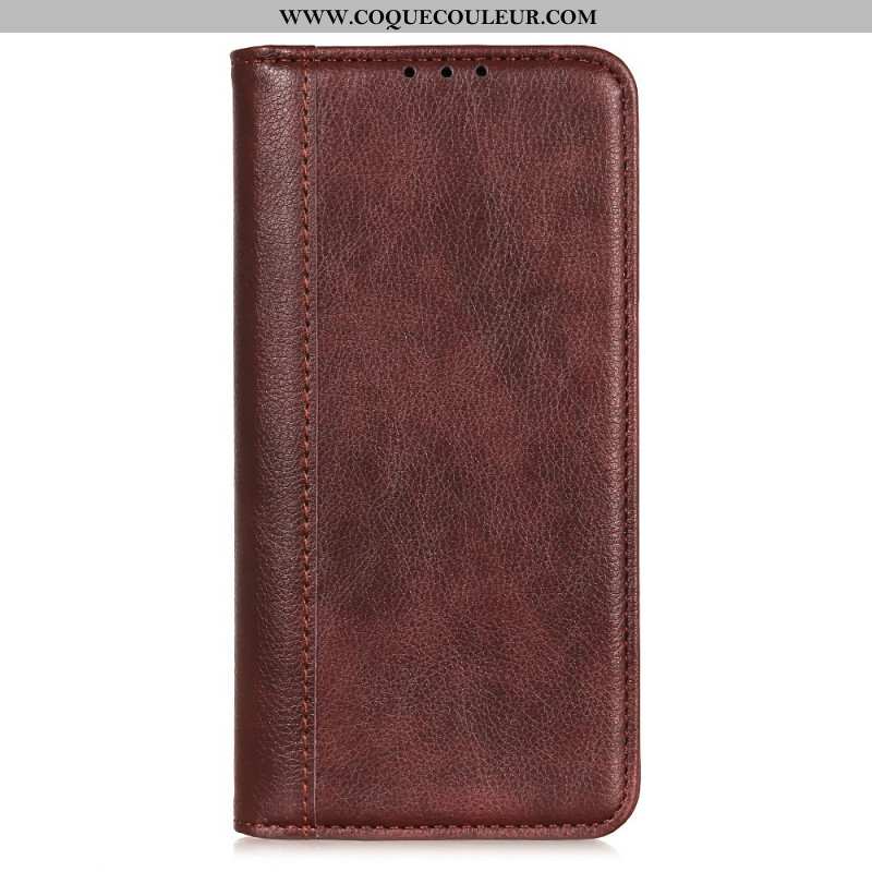 Flip Cover Sony Xperia 1 VI Cuir Fendu Vintage