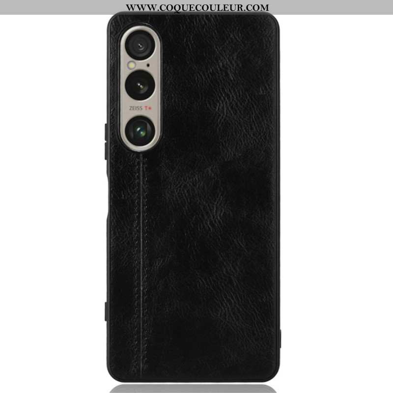 Coque Sony Xperia 1 VI Simili Cuir