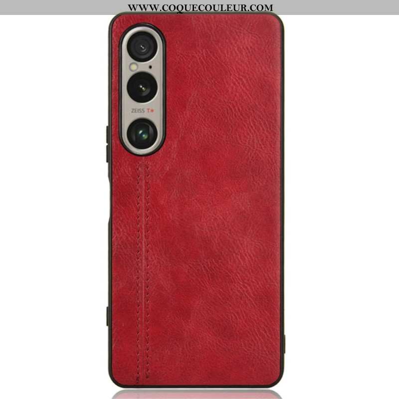 Coque Sony Xperia 1 VI Simili Cuir