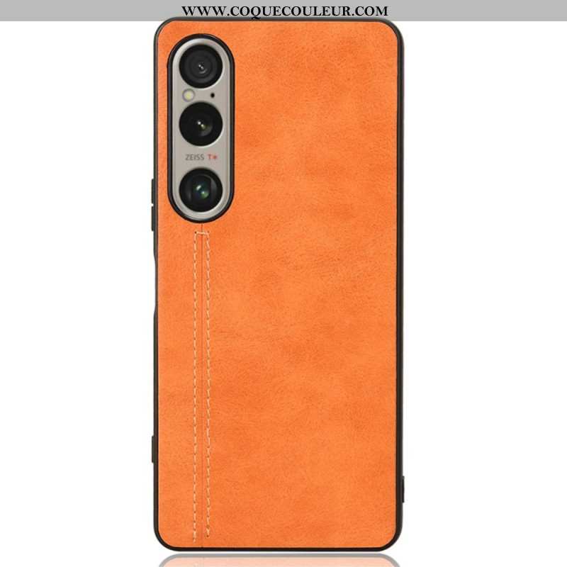 Coque Sony Xperia 1 VI Simili Cuir