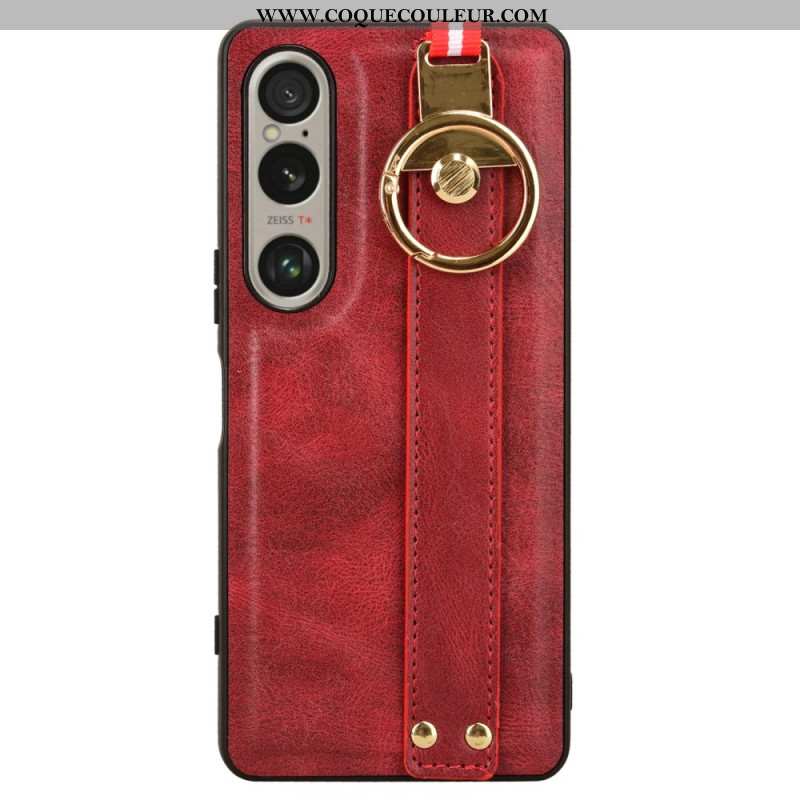 Coque Sony Xperia 1 VI Sangle et Anneau