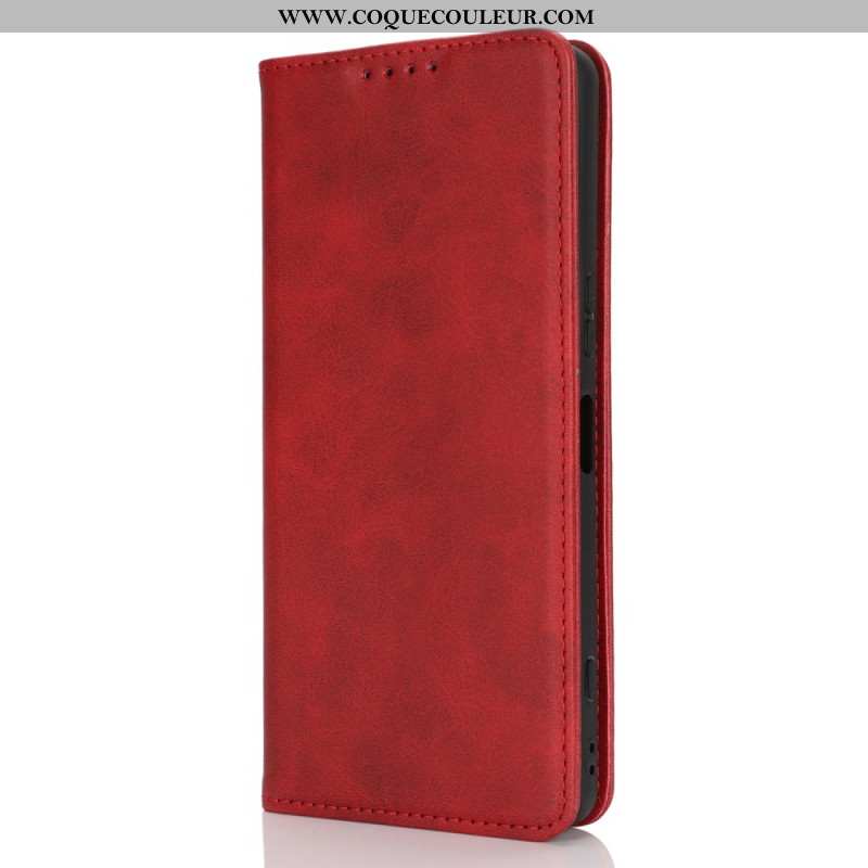 Flip Cover Sony Xperia 1 VI Cuir Fendu