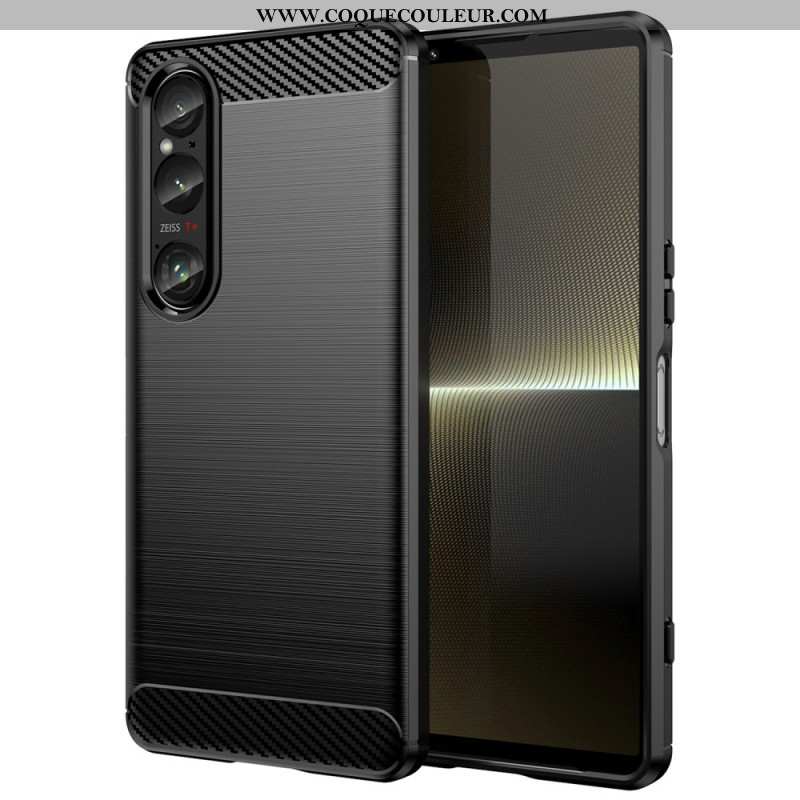 Coque Sony Xperia 1 VI Fibre Carbone Brossée